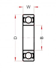 Подшипник Высокотемпературные подшипники Подшипник 6206 BHTS ZZ 280° (BECO) по выгодным ценам Новочеркасск